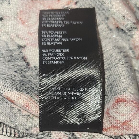 NWOT Free People Fall Crush Floral Wrap Dress Velvet Dress M - Picture 12 of 12